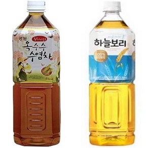 웅진 하늘보리1.5L 6개 + 광동 옥수수 수염차1.5L 6개=총12개, 12개, 1.5L