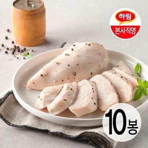 하림 [T딜]하림이닭 저염닭가슴살 블랙페퍼 100g 10팩, 10개