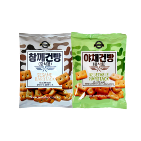 아미푸드 야채건빵 20개+참깨건빵 20개 1box