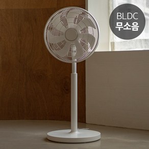 웰핀 BLDC 무소음 가정용 선풍기 리모컨형, WHITE