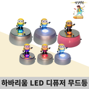 하바리움 무드조명등 LED 무드등 받침대 조명 디퓨저 무지개