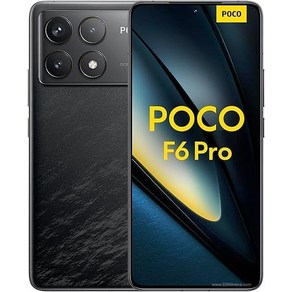 샤오미 포코 F6 PRO 512GB + 12GB 글로벌 버전 공기계 잠금해제, 검은색