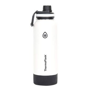 써모플라스크 블랙 화이트 보온보냉 텀블러 물병 700ml 1170ml, 0.7L, 1개