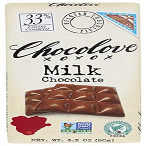 Chocolove Pue Milk Chocolate 3.2 oz Chocolove 퓨어 밀크 초콜릿 3.2 온스, 90g, 1개