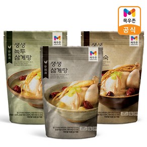 목우촌 목우촌 생생 삼계탕1kg+녹두삼계탕1kg+황기닭백숙1kg, 1kg