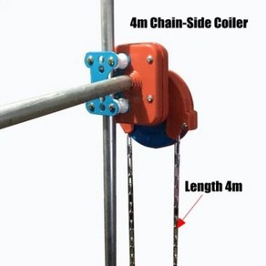 비닐하우스 측면개폐기 하우스 수동 체인 개폐기, 4m Chain-Side Coile, 1개