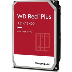 WD 레드 플러스 14TB NAS 3.5 내장 하드 드라이브 5400RPM 클래스 SATA 6Gbs CMR 512MB 캐시, 4TB, Red Plus