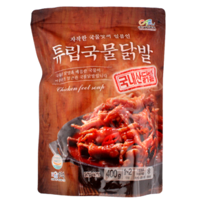 튜립국물닭발 400g(국내산)(매운국물닭발), 10개, 400g