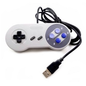 유선 개 USB 컨트롤러 MAC 게임용 SNES 조이스틱 윈도우 닌텐도 게임 클래식 컴퓨, 01=WHITE, 01 WHITE, 1개