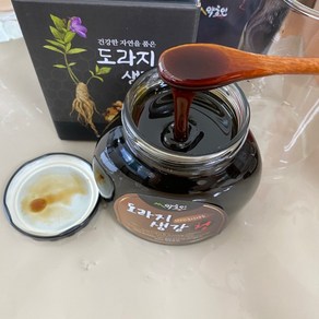 무설탕 도라지 생강청 국내산100% 무색소 650g 환절기 약초인 목건강, 1세트, 1개입