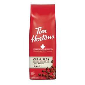 Tim Hotons 팀홀튼 미디엄 로스트 홀 빈 커피 32 oz 907g, 1개