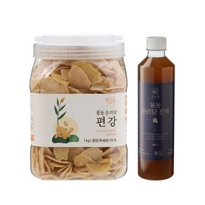 봉동 온리당 편강 1kg + 봉동 온리당 생강진액 500ml 2022년 햇편강 발송