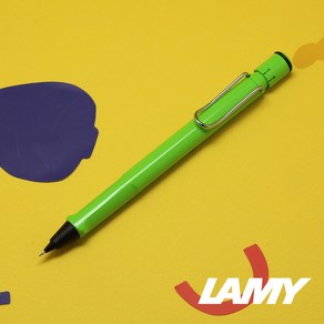 [라미]LAMY 사파리 샤프(0.5mm)-그린(113GR) / RAMY / 무료각인 / 공식수입처 제품 / 병행 아님, 조각 각인(위치 지정불가), 필요없음