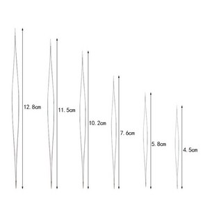 [루앤블리] 배바늘 비즈바늘 공예용, 10개