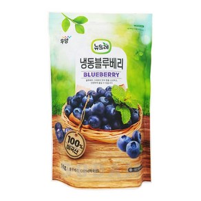 [뉴뜨레] 냉동블루베리 미국산A등급 1kg /드라이아이스 포장, 3개