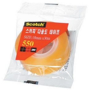 쓰리엠 스카치TM 다용도 테이프 550 리필 18mm x 30m