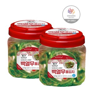 종가 백열무 물김치 1.2kg (PET) + 백열무 물김치 1.2kg(PET)