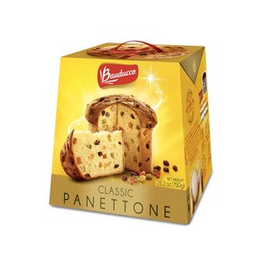 Bauducco Panettone Classic - Moist & Fesh Fuit H Bauducco Panettone Classic - 촉촉하고 신선한 과일 홀리데이 케이크, 1개