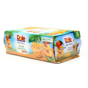 Dole 후룻볼 복숭아 113g 과일 통조림, 113g(1개입), 16개