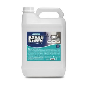 WT 대용량 위시오 포세린타일 청소 클리너 바닥 청소 타일 얼룩제거 세정제 4000ml, 1개, 4L