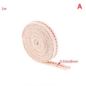 어닝심지 등유 램프 심지 편조 코튼 플랫 오일 랜턴 1m, 8mm, 1개