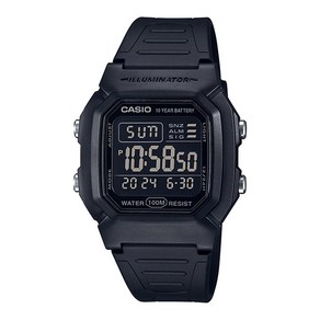 카시오 CASIO 군인 군용 군대 남성 남자 전자 손목시계 패션 우레탄 방수시계 W-800H-1B