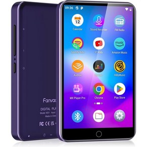 Bluetooth WiFi가 지원되는 MP3 플레이어 Spotify가 4 2000mAh 배터리가 Andoid MP4 Spotify Kids가 뮤직 아우디ble Pandoa, Puple