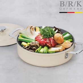 [BRK] 에볼루션 풀 인덕션 전골냄비 24cm (밀크)