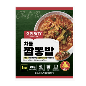 요리하다 차돌짬뽕밥 (210G), 2개, 210g