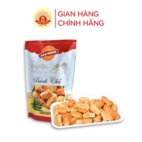 바오민 반짜 케이크 레몬잎 향긋한 맛 banh cha Bao Minh thom mui la chanh chinh hang, 3개, 230g