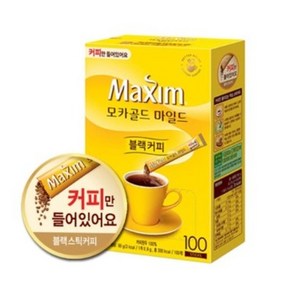 맥심 모카골드 마일드 블랙 커피믹스, 0.9g, 100개입, 1개