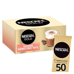 Nescafe Gold Cappuccino Sachets 네스카페 골드 카푸치노 50개입, 1개, 14.2g