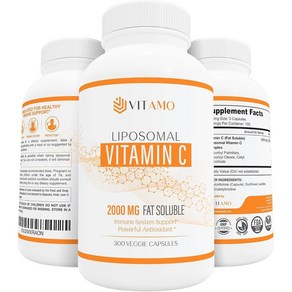 Vitamo 비타모 리포조말 비타민C 2000MG 300캡슐, 1개, 300정