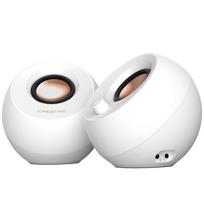 크리에이티브 PEBBLE PRO WHITE 스피커, 1L, 1개