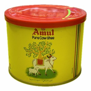 AMUL Pue Cow Ghee (Butte) 452g 퓨어 카우 기히 (버터 오일), 1개