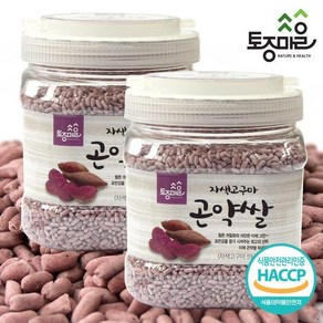 [토종마을]HACCP인증 자색고구마 곤약쌀 1kg X 2개