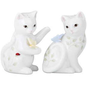 레녹스 Buttefly Meadow 인기있는 예쁜식기 DH241129 고급스러운 그릇셋트 (241129), Salt & Peppe Set, Kitten, 1개