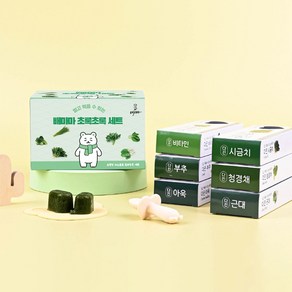 배마마 초록초록세트 야채 큐브, 90g