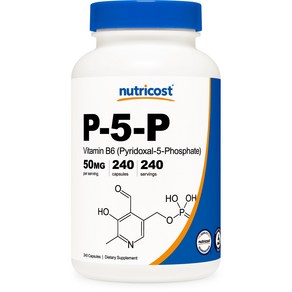 뉴트리코스트 P5P 50mg 240캡슐, 240정, 1개