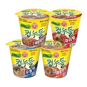 오뚜기 컵누들 마라탕 컵 6입 + 매콤한맛 6입/우동/찜닭, 1개, 45.5g