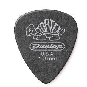 던롭 USA TORTEX 톨텍스 피치블랙 기타피크 488R, 1.00mm (1개), 1개