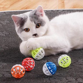 (당일발송) 강아지 고양이 딸랑이 미니 방울 볼, 10개, 랜덤