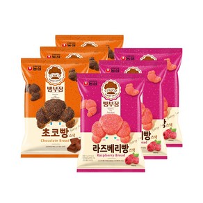 농심 빵부장 초코빵 라즈베리빵, 3세트, 110g