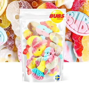 스웨덴 젤리 스웨디시 캔디 BUBS 믹스 MIX 대용량 BUBS 믹스 500g, 1개