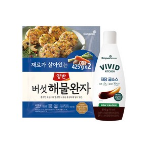 [간편중화요리닌자완스] 양반 버섯해물완자 425g × 2봉 + 비비드키친 저당 굴소스 310g, 상세 설명 참조, 상세 설명 참조, 상세 설명 참조