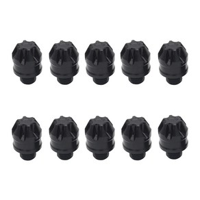 발통마켓 오토바이 백미러 볼트 마감볼트 10mm, 블랙(역방향), 10개