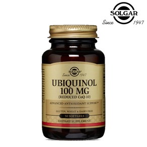 SOLGAR 솔가 유비퀴놀 Ubiquinol 100mg, 50정, 1개