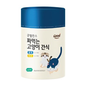 굿밸런스 고양이간식 짜먹는 고양이 간식 참치 치킨 60p