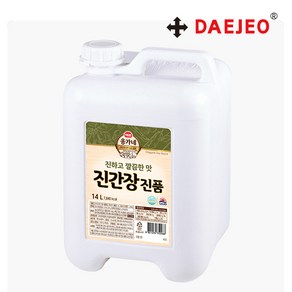 사조해표 옹가네 진간장 진품 14L 대용량 간장 말통, 1개