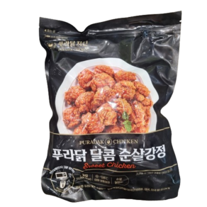 푸라닭 달콤 순살닭강정 (아이스박스포장), 1개, 1kg